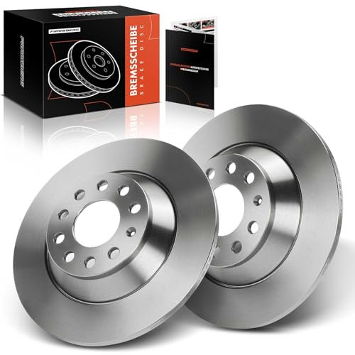 Frankberg 2x Bremsscheiben Satz Bremsscheibensatz Hinterachse Kompatibel mit A6 4F2 C6 2.0L-3.2L 2004-2011 A6 Avant 4F5 C6 2.0L-3.1L 2004-2011 Replace# 4F0615601E