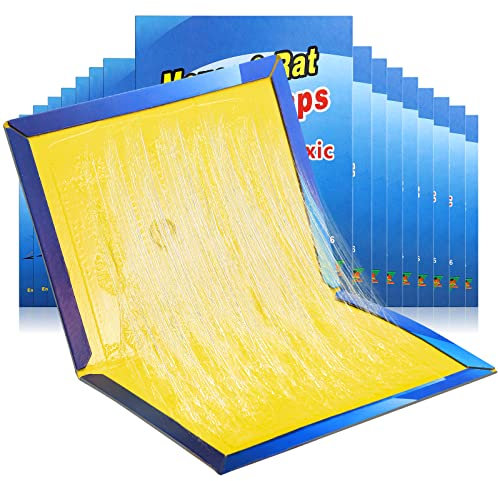Plaques Collantes Souris, Plaque Glue Rat, Plaques de Glu Anti Souris, 15 Plaques Colle pour Souris, Piege a Souris Piege a Rat Professionnel