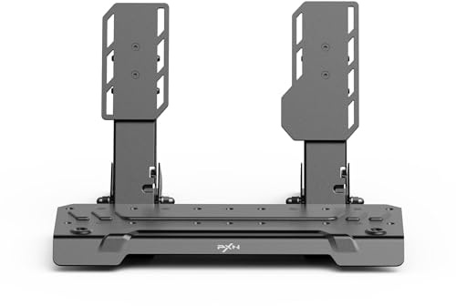 PXN PD HM Brake & Throttle Pedali – Set di 2 pedali in metallo con sensore Hall per sim racing, design regolabile, USB-A per PC, RJ45 e Type-C per basi volante