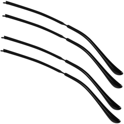 WHAMVOX 2 Patillas Gafas Metal Repuestos Brazos para Gafas Sol y Lectura Fácil Instalación Diseño Ergonómico Negro