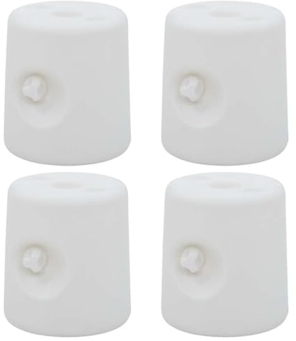 Tomostar Lot de 4 Poids pour Tonnelle, Pieds de Barnum Poids pour Belvédère 4 pcs PE Blanc