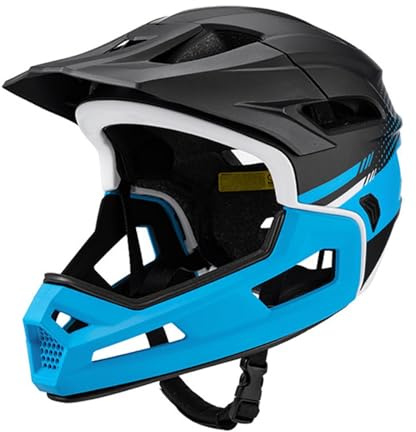 ICDKOYK Casque de Snowboard Unisexe, Casque d'escalade pour activités de Plein air, vélo pour Femmes, Hommes et Adultes, VTT, Skateboard, Patinage, Sports Plein air, Bleu Noir