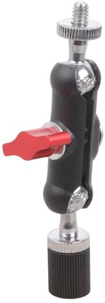 Bras d'extension de 6,35 mm mâle vers femelle - Bras d'extension pour moto et vélo - Support de téléphone - Accessoires pour appareil photo