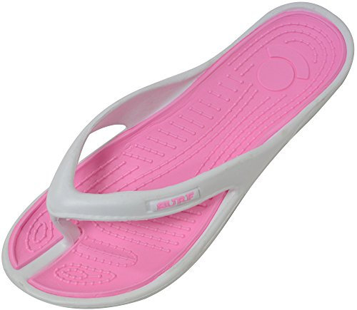 Ladies/Womens Summer/Holiday/Beach/Pool Flip Flops/Sandals/Shoes - Pink - 3 UK