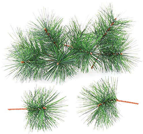 Baker Ross Rametti di Pino Artificiali, Perfetti per Creazioni Fai da Te, Decorazioni e Lavoretti Artistici Natalizi di Bambini e Bambine (Confezione da 20)