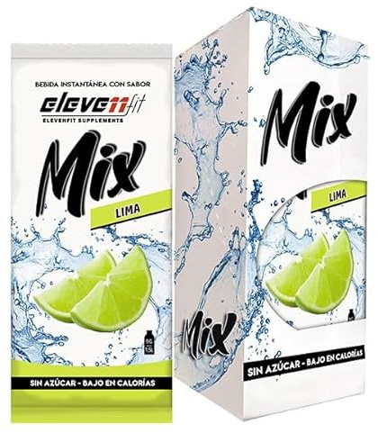 Eleven Fit Mix Sabor Lima sin Azúcar - Caja de 12 Sobres