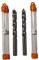 jjw-germany HSS-G Lot de 2 forets à bois hélicoïdaux de précision (D = 8,5 mm) avec pointe de centrage