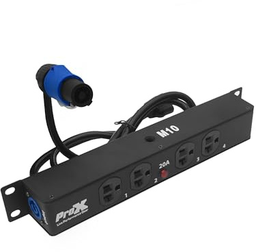 Prox X-PW EX4 Box Power Connector Box for 4X Edison Power Outlet for Indoor Use - New Slim Design