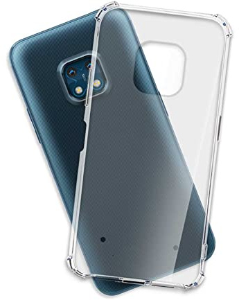 mtb more energy® Coque de protection souple Armor compatible avec Nokia XR20 (6,67''), coins renforcés, protection de l'appareil photo, en TPU 1,5 mm