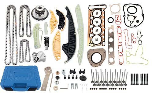 Koomaha Timing Chain Tool Kit Engine Valve Gasket Set Replacement for 2008-2013 VW Jetta Golf GTI EOS Passat Beetle Audi A4 Q5 TT 2.0T 06H109467N 06H109469AD 06H109469T