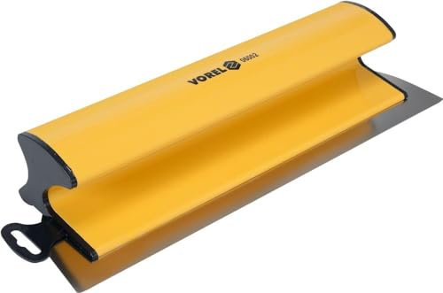 Vorel Stainless Steel Panel Knife 0.3 mm Stainless Steel Blade Width 400 mm Extra Light Z-Handle for Plastering Walls and Ceilings Drywall Plaster Spatula Wide Large Plaster Spatula