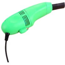 1 PCS Mini Ordinateur Aspirateur USB Clavier Brosse Aspirateur Kit D’Ordinateur Outil pour Enlever Dust Brush USB Keyboard Cleaner (Vert)