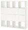 Ikea KALLAX Regal mit 8 Einsätzen, 147x147 cm, weiß