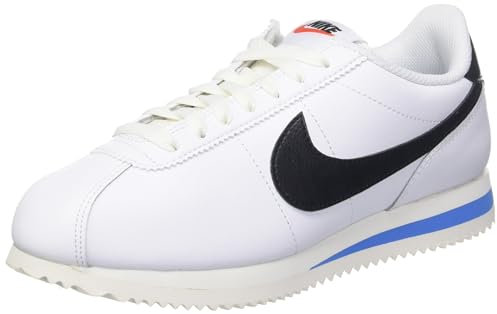 NIKE Damen W Cortez Sneaker, White Black Lt Photo Blue Sail, 38 EU