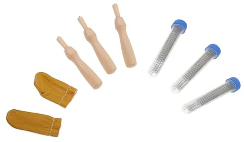 STOBOK 2 Sätze Sie Das Nadel Werkzeug Filzzubehör Teppichhaken-Kits Hakenwerkzeug Stanznadeln Filzen Schlagwerkzeug Wollfilznadel Wollnadel Metall Schlagloch