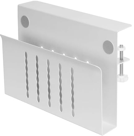 MALSSE Support latéral ergonomique en aluminium polyvalent pour ordinateur portable avec trou de refroidissement en acier