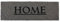 Fußmatte für Innen und Außen - mit Aufschrift 'Home' - 75 x 26 cm - Gummi - Kokos - Grau - Fußabtreter Fußabstreifer Schmutzfangmatte Sauberlaufmatte