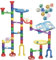 Glowing Marble Run Discovery Set-with Glow-in-the-Dark Marbles, Anti-Wobble, Durable Construction & Educational STEM Toy for Kids 4-7 Years for Curious Kids & Young Builders