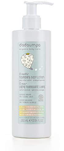 Dadaumpa Crema Corpo Nutriente per Bambini Biologico Certificato, Crema Idratante per Bambini 0 mesi+, 380 ml