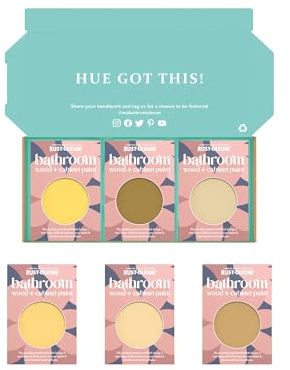 Rust-Oleum Bathroom Cabinet Paint in Matt Finish – Warming Yellows Tester Box