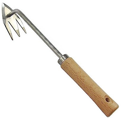 IGTOPS Herramienta extractora de malas hierbas de acero inoxidable, herramienta de jardín japonesa, cortadora de malas hierbas, azada de jardín profesional, accesorio de jardín premium para eliminar