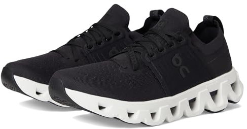 ON RUNNING Damen CLOUDSWIFT 4 Sneaker, Schwarz/Weiß, 40.5 EU
