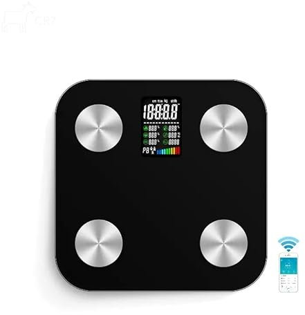 Bluetooth Body Fat Scales, Smart Digital Bathroom Weight Weighing Scales for Body Composition Analyzer with Smart APP, Body Composition Fitbit Scales for Fitness (ST/LB/KG)