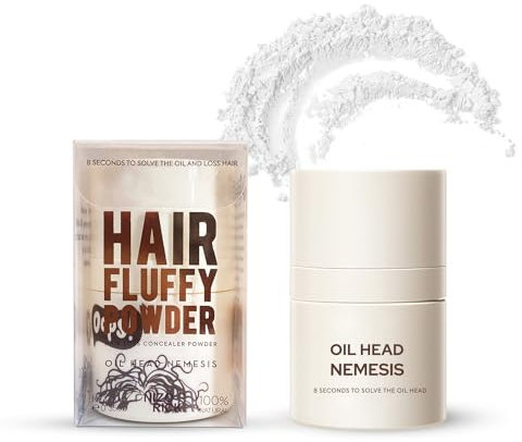 Polvere per il volume dei capelli, polvere per l'attaccatura dei capelli, polvere per il ritocco delle radici per uomini e donne, polvere per la struttura dei capelli,10 g (0,35 oz) (Bianco)