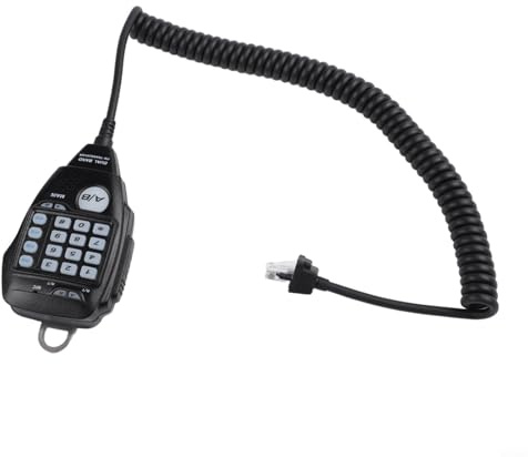 Micrófono de altavoz de coche para AnyTone AT-778UV AT-588UV, cancelación de ruido VHF UHF Dual Band para Walkie-Talkie Mic con botón PTT, accesorio de vehículo a prueba de golpes
