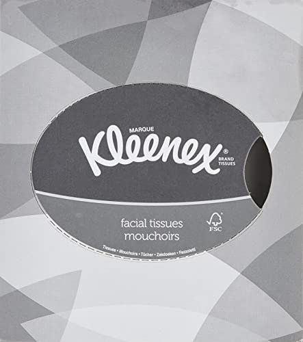 KLEENEX Kosmetiktücher (Würfel-Box),2-lagig, 20,1 x 21 cm (1 Box)