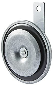 HELLA 3AL 006 958-811 Horn - M26 - 12V - 115dB(A) - Frequenzbereich: 400Hz - Hochton - Gehäusefarbe: grau - Flachsteckanschluss