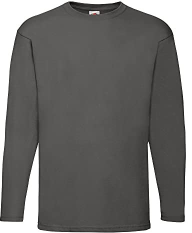 Fruit of the Loom Men's T-Shirt, Grey (Light Graphite), M