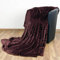 Bestlivings Kuscheldecke Wohndecke Celina, Tagesdecke für Sofa, Couch, Bett - hochwertige Flauschige Decke, 180 x 220 cm - Braun
