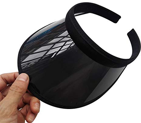 ZAYIUKI Pare-Soleil Protection UV Chapeau Casquette Soleil Cap Sport Transparent Chapeaux Chapeaux pour Femmes Hommes Golf Tennis Cycle