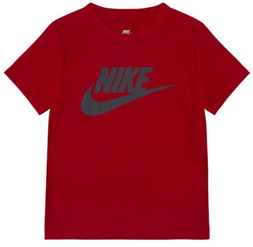 Nike Futura SS T-Shirt per Bambini Gym Red 3/4 Anni