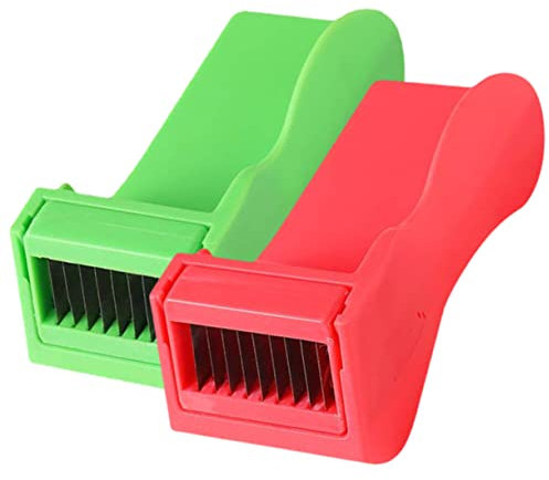 OUNONA Râpe à Haricots Verts Multifonctionnelle 2 Pièces Outil Cuisine en Plastique Coupe Légumes Sécurité Alimentaire Râpe Manuelle à