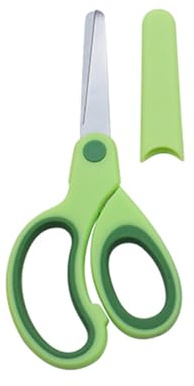 Tijeras multifuncionales de entrenamiento para zurdos con agarre cómodo para niños multifuncionales para zurdos