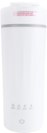 Zerodis Piccolo Bollitore Portatile, Caldaia per tè per Acqua per Viaggi Elettrici in Acciaio Inossidabile Mattista di tè a Riscaldamento Rapido per (Spina europea)