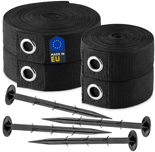 Clever Leon Terrain Badminton 6 x 12 m kit Lignes avec 4 piquets