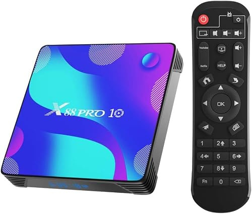 Android 11 TV Box,Android Box 4Go RAM 64Go ROM