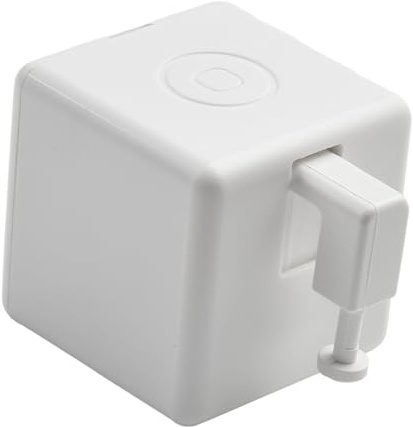 WheatThrive Tuya Fingerbot - Pulsador de botones inteligente, robot interruptor Zigbee para luces, ventiladores, no necesita concentrador, control de voz por aplicación, color blanco