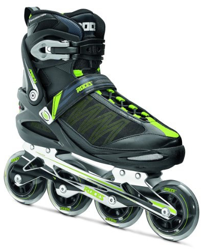 Roces Herren Inlineskates Argon, Black-Acid Green, 38, 400765-001