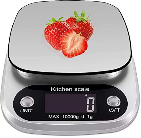 Food Scale 22lb Weight Grams, Digital Kitchen Scales and Ounces for Cooking, Baking