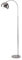Lighting Collection Modern and Sleek 1 Light Rotary Arch Floor Lamp with Adjustable Dome Shaped Shade, Chrome