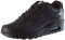 Nike NIKE AIR MAX 90 LTR (PS), Unisex Kid's Running Shoe, Black Black Black White, 10 Child UK (27.5 EU)