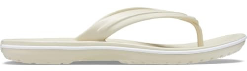 Crocs Mixte Crocband Flip Tongs, Bone, 36/37 EU