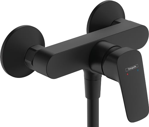 hansgrohe Logis - Duschblandare utanpåliggande för 1 funktion, Duscharmatur, Duschbatteri, matt svart