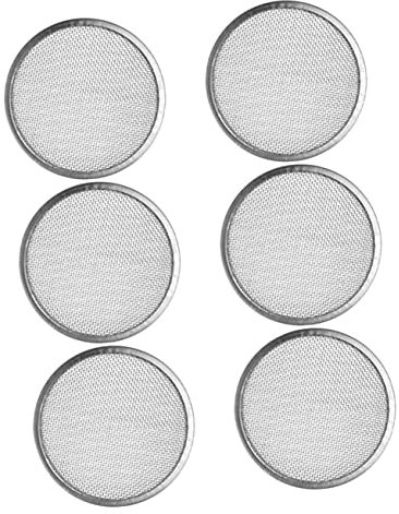 MAGICLULU Sprouting Canning Jars Lids Mesh Screen 6pcs Stainless Steel Jar Sprout Lids Kit