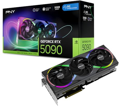 PNY GeForce RTX™ 5090 32GB ARGB OC Triple Fan Grafikkarte DLSS 4