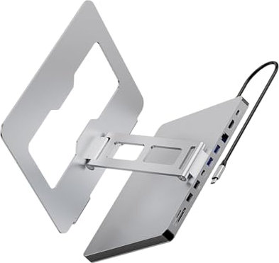 10 In 1 Docking Station Docking Station E Adattatore Base Notebook Stand Per Uso Ufficio Efficiente E Supporto Di Connessione Dispositivo